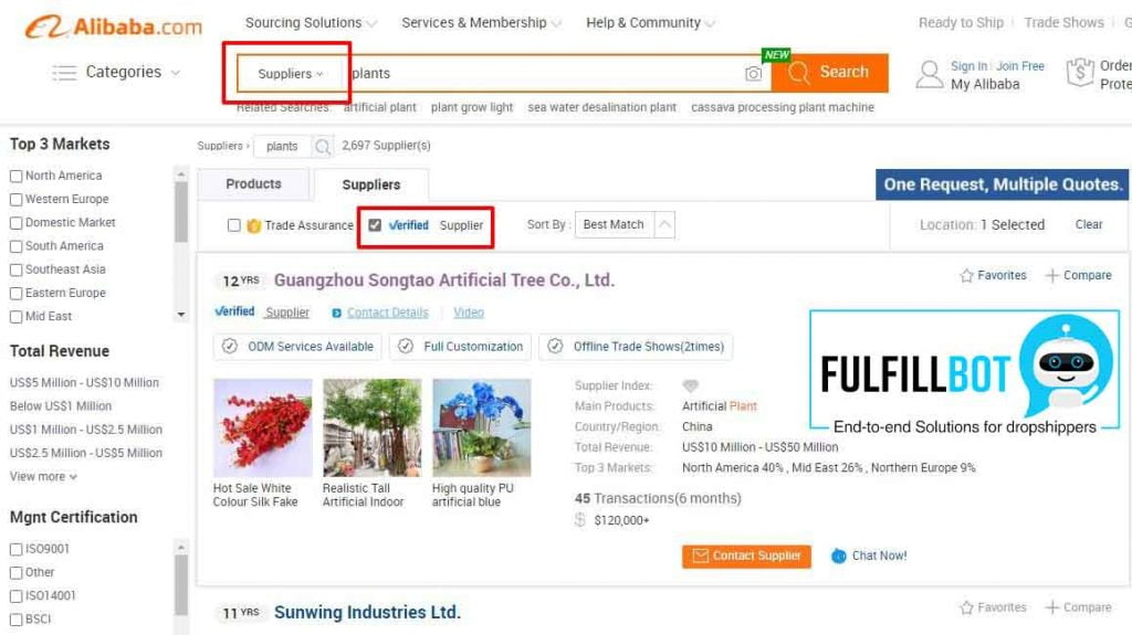 encontrar los mejores proveedores
