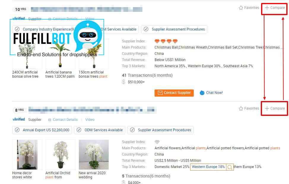 comparar proveedores