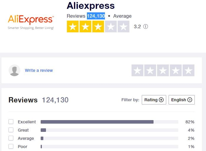 aliexpress trustpilot
