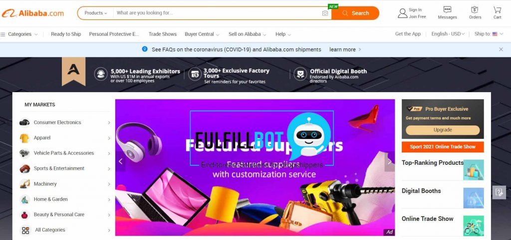 Mejores sitios alternativos como DHgate para la búsqueda de productos