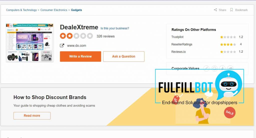 revisión de dealextreme