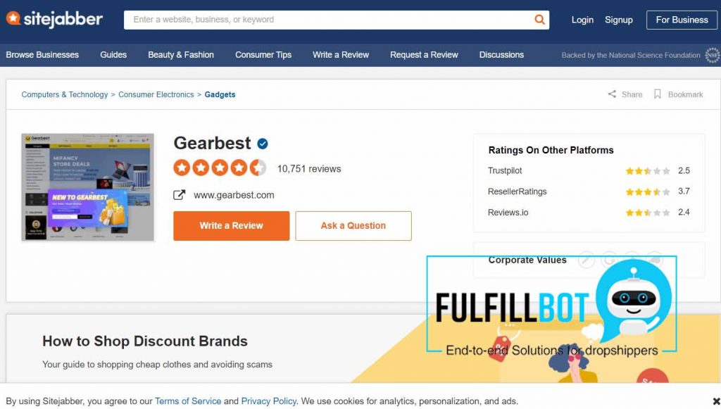 revisión de gearbest