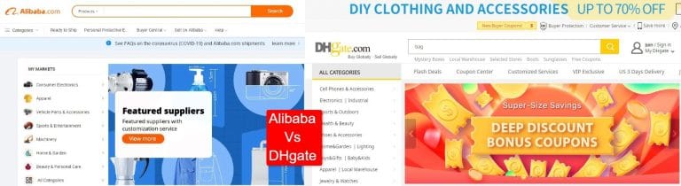 alibaba vs dhgate