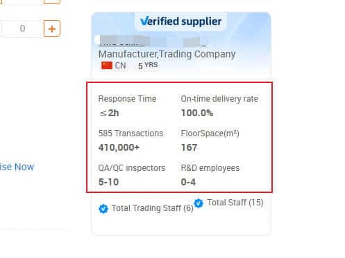 tedarikçi bilgileri