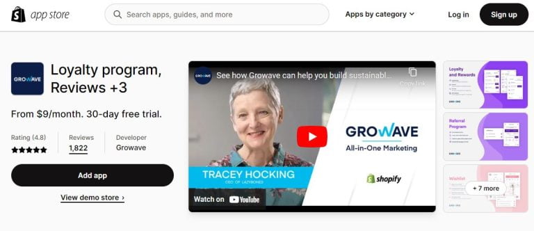 revisão do aplicativo growave
