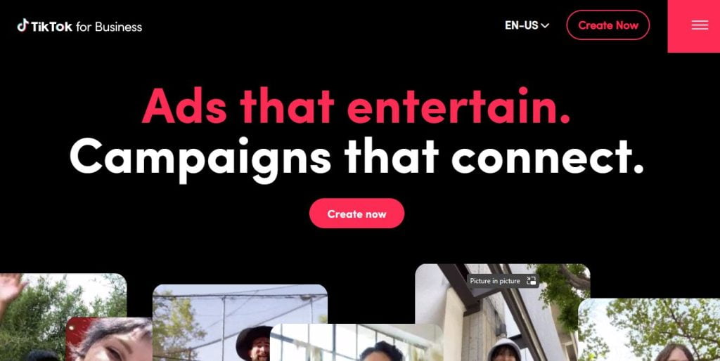 campagna pubblicitaria tiktok