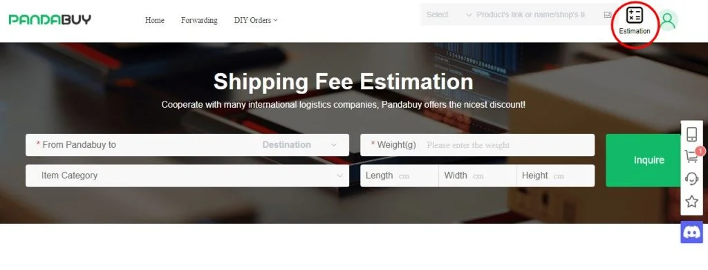 kargo ücreti̇ tahmi̇n edi̇ci̇