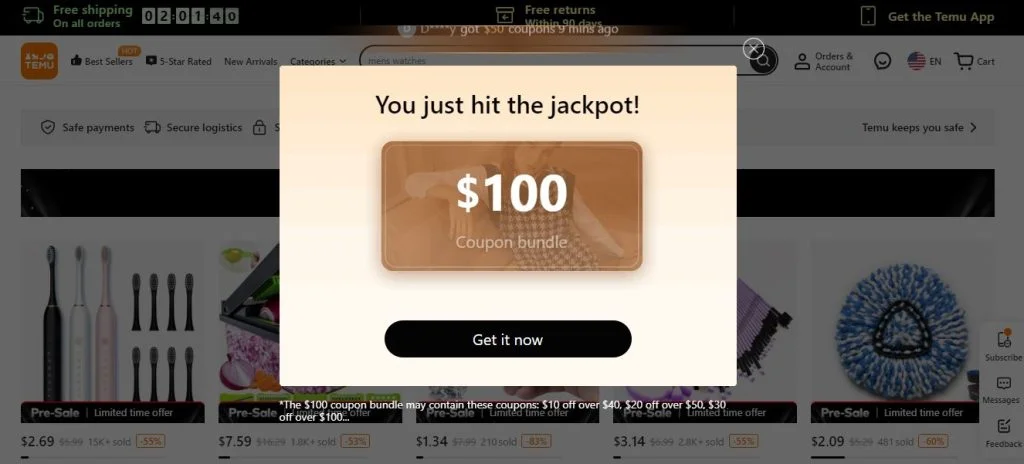 temu coupon