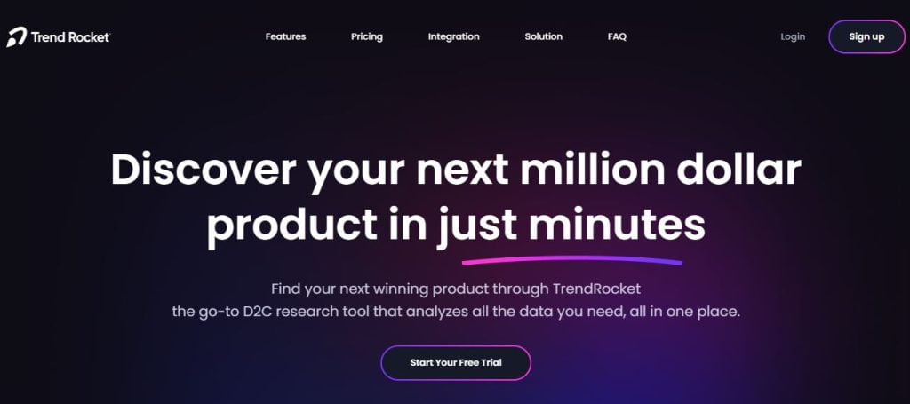 la fusée des tendances