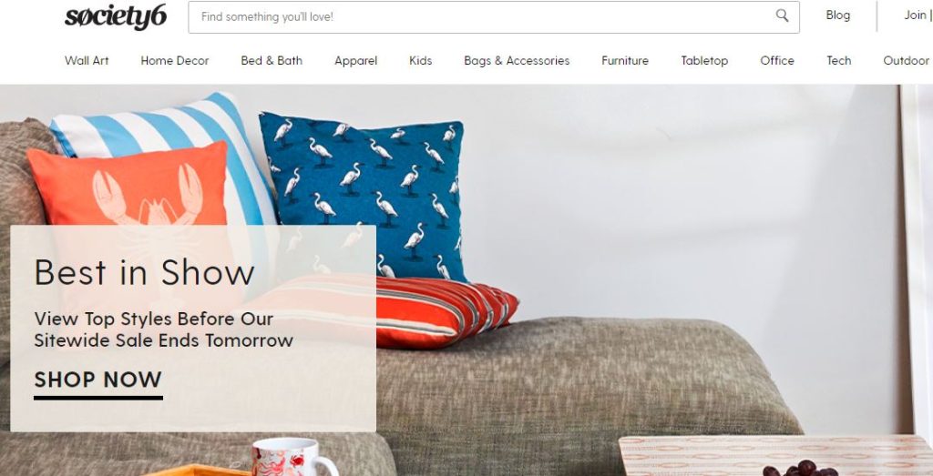 redbubble vs society6