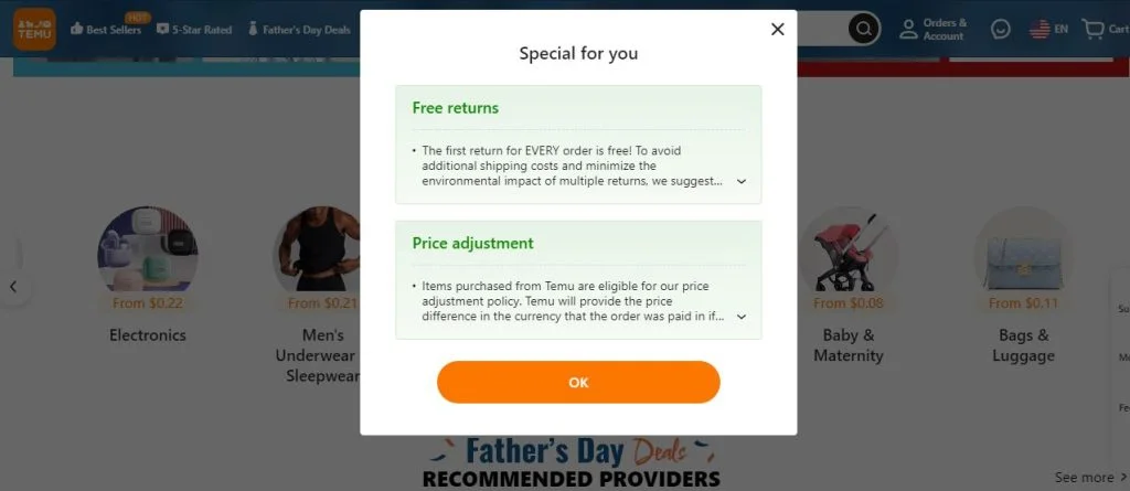 temu return policy temu return policy