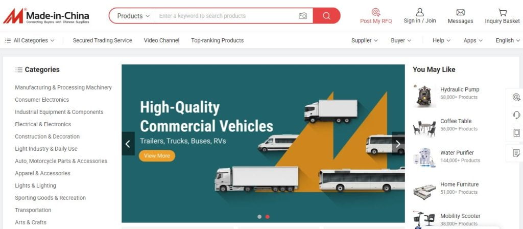 in China hergestellt