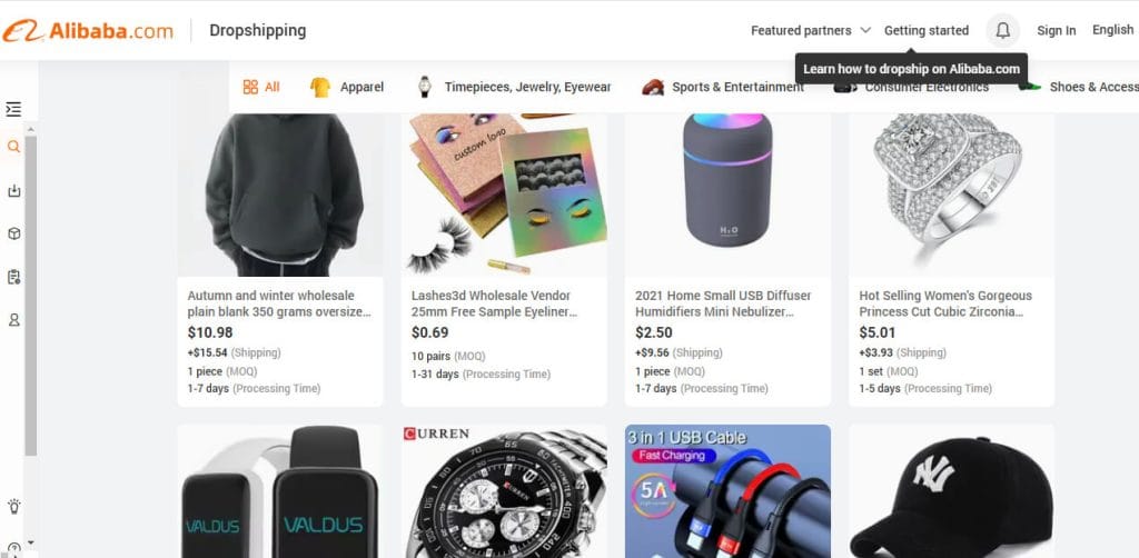 dropshipping alibaba